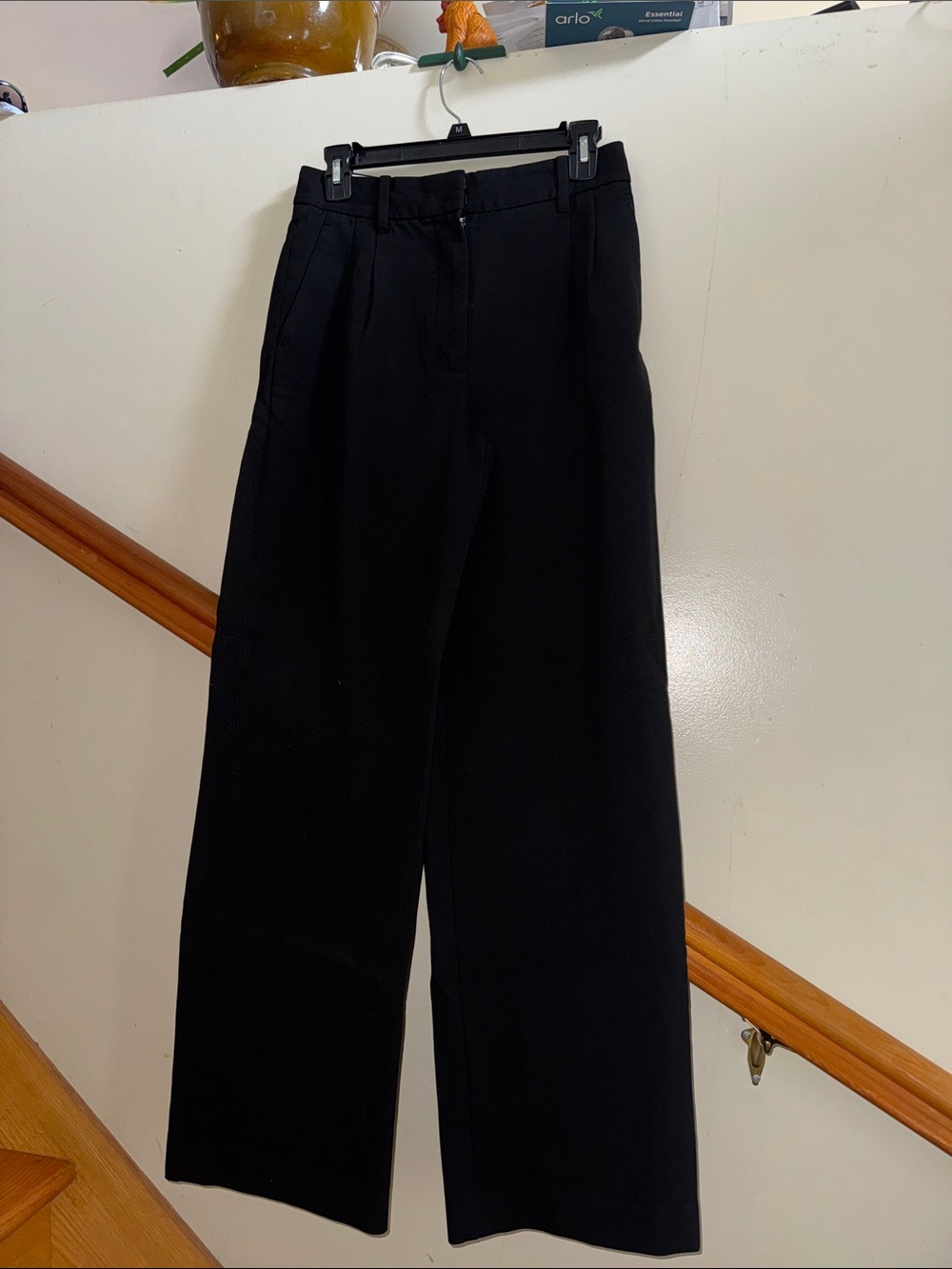 Wilfred Black Wide-Leg Trousers